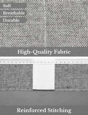 Closet Storage Bins with Clear Window and Handles, 3 Pack