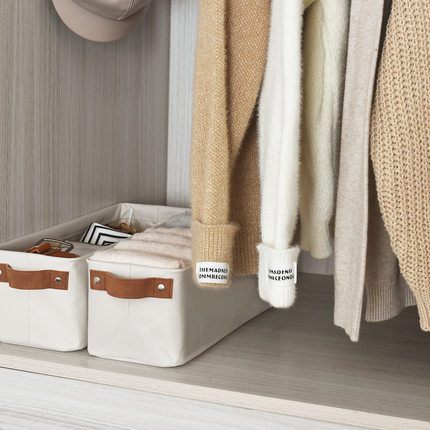 StorageWorks Narrow Storage Bins, Small Baskets for Organizing