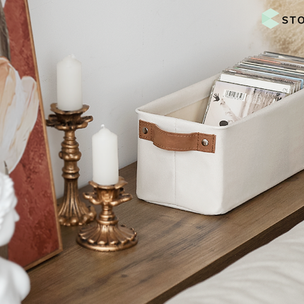 StorageWorks Narrow Storage Bins, Small Baskets for Organizing