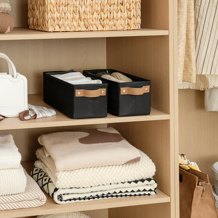 StorageWorks Narrow Storage Bins, Small Baskets for Organizing
