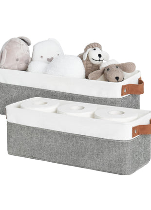 Narrow Storage Bins, Small Baskets for Organizing