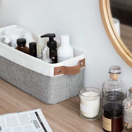 StorageWorks Narrow Storage Bins, Small Baskets for Organizing