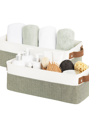 Narrow Storage Bins, Small Baskets for Organizing