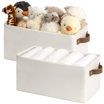 StorageWorks Narrow Storage Bins, Small Baskets for Organizing