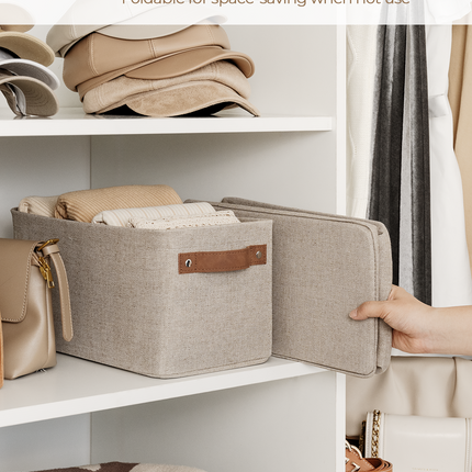 StorageWorks Narrow Storage Bins, Small Baskets for Organizing