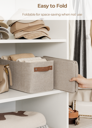 Narrow Storage Bins, Small Baskets for Organizing