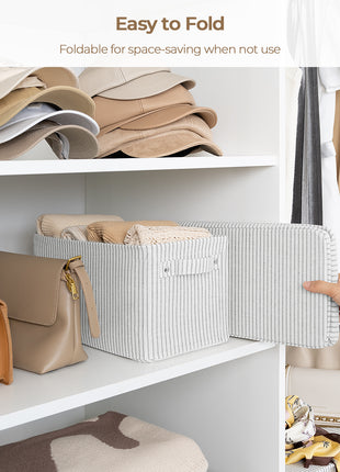 Narrow Storage Bins, Small Baskets for Organizing