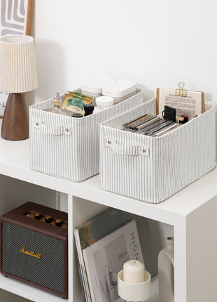Narrow Storage Bins, Small Baskets for Organizing