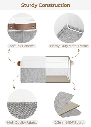 Narrow Storage Bins, Small Baskets for Organizing