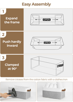 Narrow Storage Bins, Small Baskets for Organizing