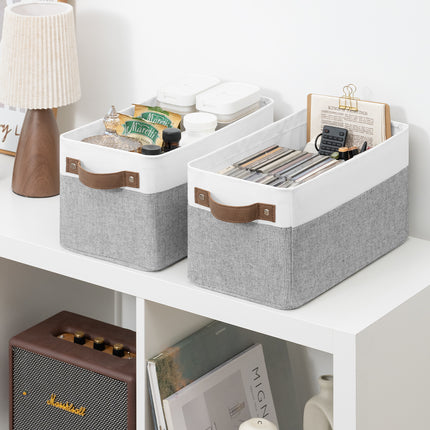 StorageWorks Narrow Storage Bins, Small Baskets for Organizing
