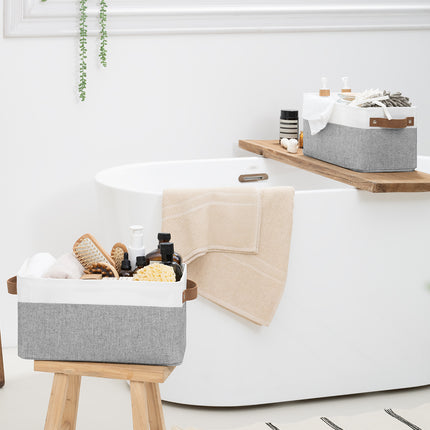 StorageWorks Narrow Storage Bins, Small Baskets for Organizing