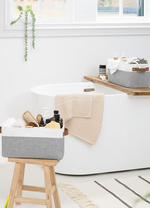 Narrow Storage Bins, Small Baskets for Organizing