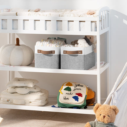 StorageWorks Narrow Storage Bins, Small Baskets for Organizing