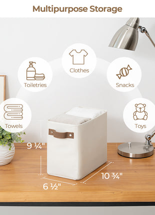 Narrow Storage Bins, Small Baskets for Organizing