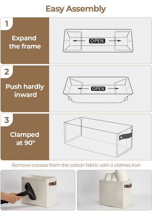 Narrow Storage Bins, Small Baskets for Organizing