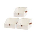 Closet Storage Bins, Trapezoid Storage Box, 3-Pack