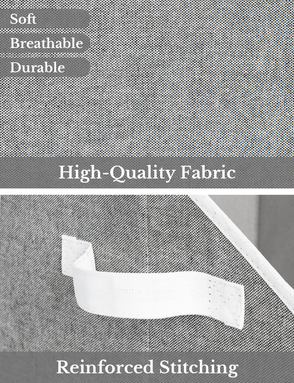 Closet Storage Bins, Trapezoid Storage Box, 3-Pack