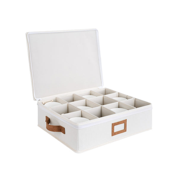 Hard Shell China Storage Boxes for Dishes, Plates and Mugs