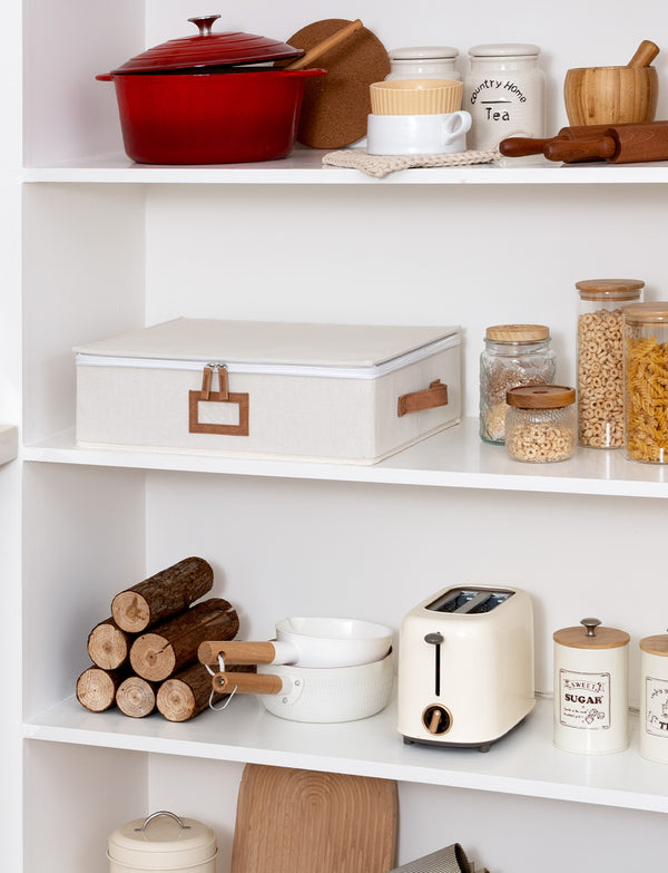 Hard Shell China Storage Boxes for Dishes, Plates and Mugs