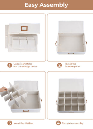 Hard Shell China Storage Boxes for Dishes, Plates and Mugs