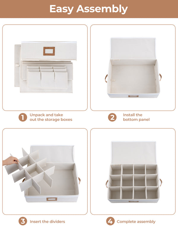 Hard Shell China Storage Boxes for Dishes, Plates and Mugs