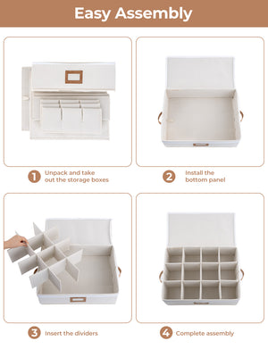 Hard Shell China Storage Boxes for Dishes, Plates and Mugs