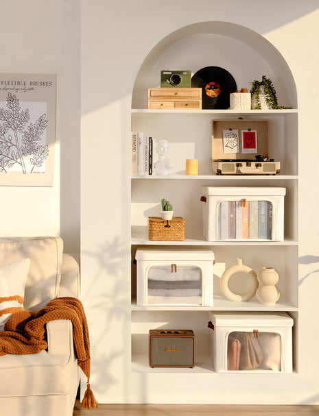 Decorative Storage Boxes with Clear Window