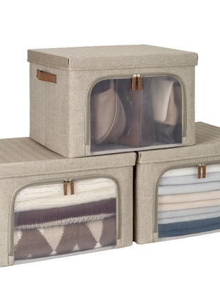Decorative Storage Boxes with Clear Window
