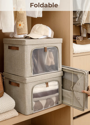 Decorative Storage Boxes with Clear Window
