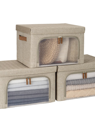 Decorative Storage Boxes with Clear Window
