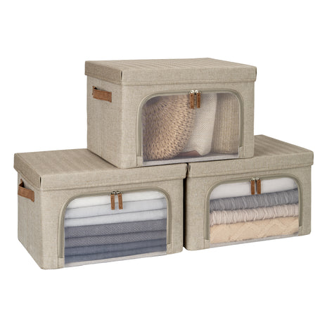 Decorative Storage Boxes with Clear Window