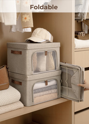 Decorative Storage Boxes with Clear Window