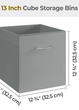 Storage Cube Bins with Handle