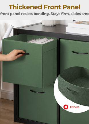 Storage Cube Bins with Handle