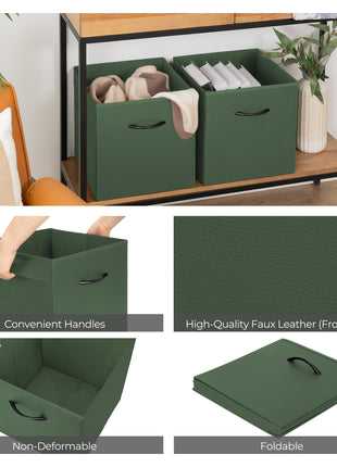 Storage Cube Bins with Handle