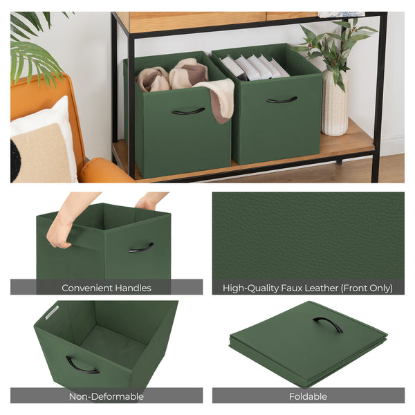Storage Cube Bins with Handle