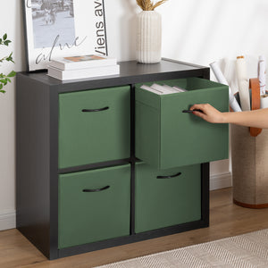 Storage Cube Bins with Handle