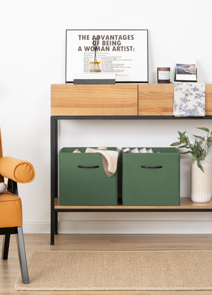 Storage Cube Bins with Handle