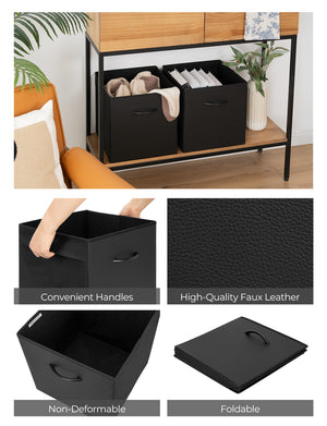 Storage Cube Organizer Baskets, 4-Pack