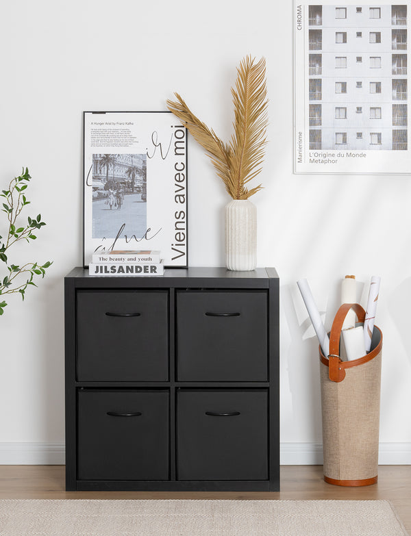 Storage Cube Organizer Baskets, 4-Pack