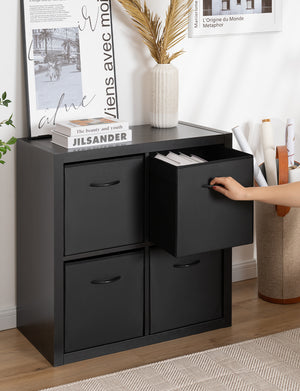 Storage Cube Organizer Baskets, 4-Pack