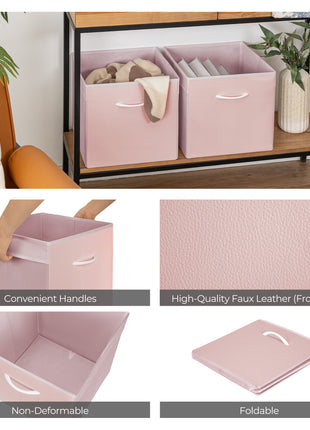 Storage Cube Bins with Handle