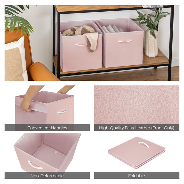 Storage Cube Bins with Handle
