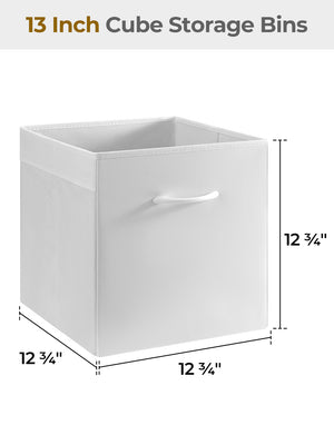 Storage Cube Organizer Baskets, 4-Pack