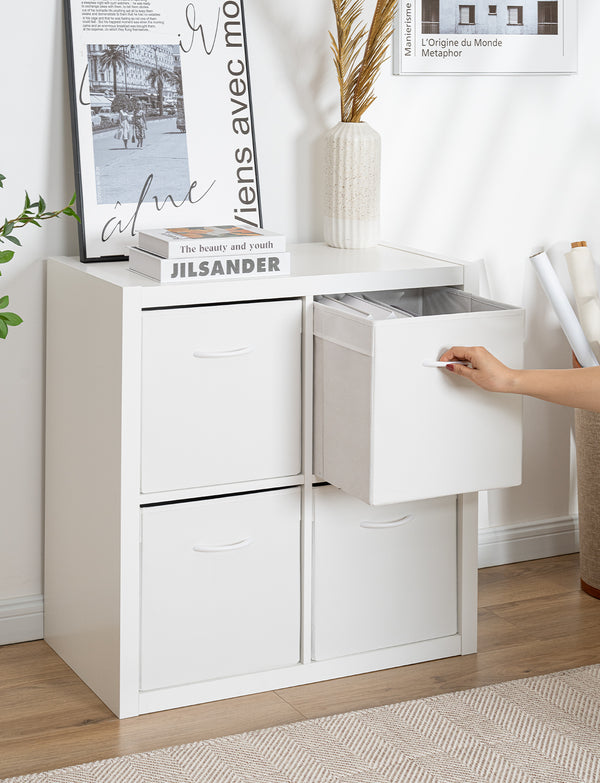 Storage Cube Organizer Baskets, 4-Pack