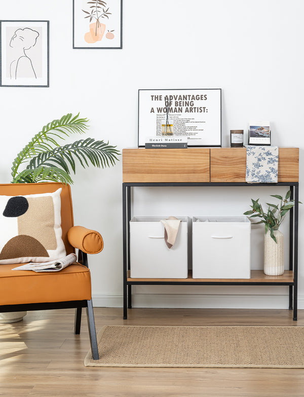 Storage Cube Organizer Baskets, 4-Pack