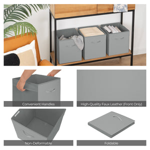Storage Cube Bins with Handle