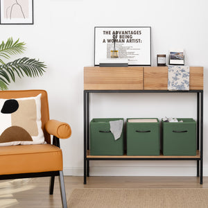 Storage Cube Bins with Handle