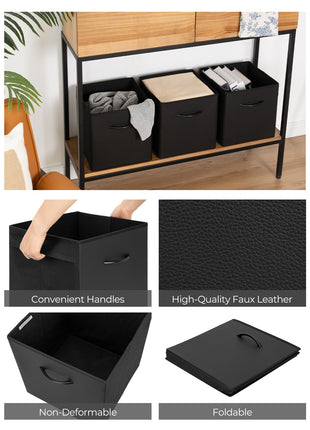 Storage Cube Organizer Baskets, 4-Pack